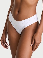 Victoria's Secret White Palm Thong Knickers - Image 1 of 2