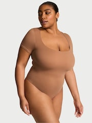 Victoria's Secret Toffee Nude FeatherSoft™Square Neck Bodysuit - Image 1 of 2