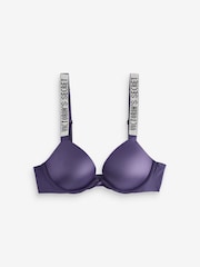 Victoria's Secret Valiant Purple Push Up Shine Strap Bra - Image 1 of 4