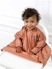 Bibado Terracotta Coverall Weaning Bib - Chasing Rainbows Bibs - Image 1 of 6