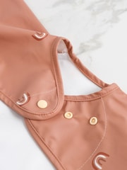 Bibado Terracotta Coverall Weaning Bib - Chasing Rainbows Bibs - Image 6 of 6