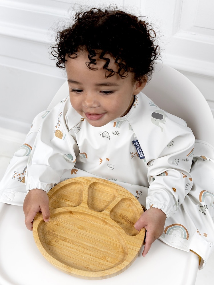 Bibado Fawn Bamboo Viscose Divider Plate - Serengeti Spaghetti - Image 2 of 4