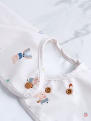 Bibado Beige Coverall Weaning Bib - George Pig Bibs - Image 6 of 6