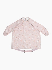 Bibado Pink Coverall Weaning Bib - Botanical Bunnies - Image 5 of 6