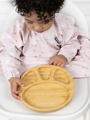 Bibado Blush Bamboo Viscose Divider Plate - Botanical Bunnies - Image 1 of 6