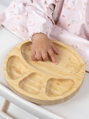 Bibado Blush Bamboo Viscose Divider Plate - Botanical Bunnies - Image 4 of 6