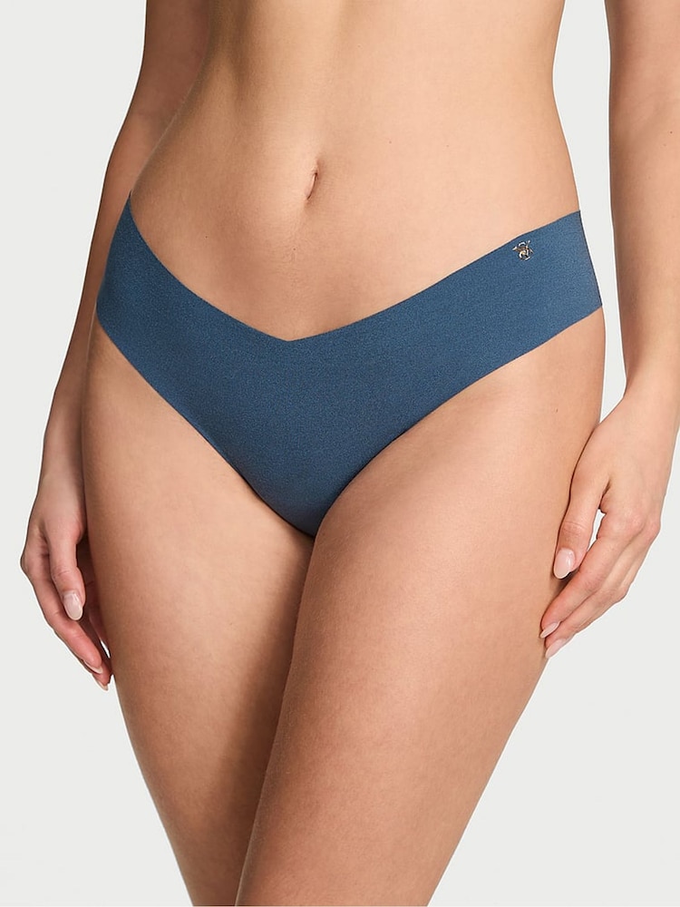 Victoria's Secret Black/Grey/Blue/Orange/Pink Thong 5 Pack Knickers - Image 2 of 3