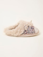 FatFace Una Natural Unicorn Novelty Slipper - Image 1 of 1