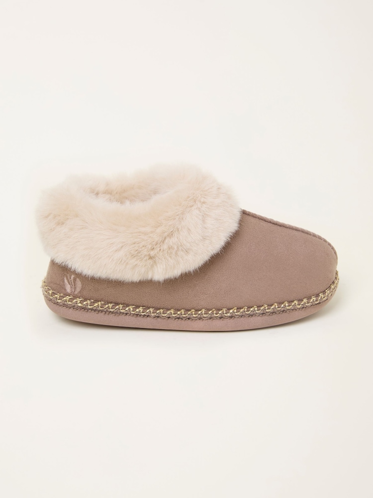 FatFace Maia Natural Boot Slipper - Image 1 of 3