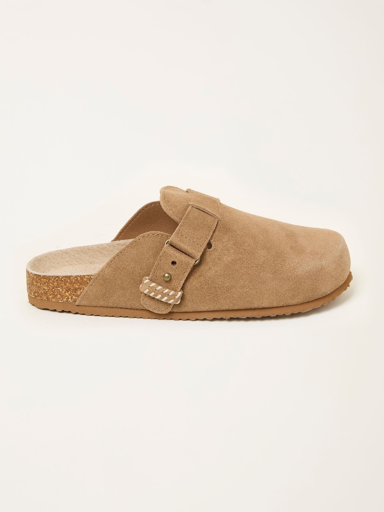 FatFace Elsie Tan Brown House Shoe - Image 1 of 3