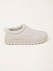 FatFace Lyra Grey Felt Mule Slipper - Image 1 of 3