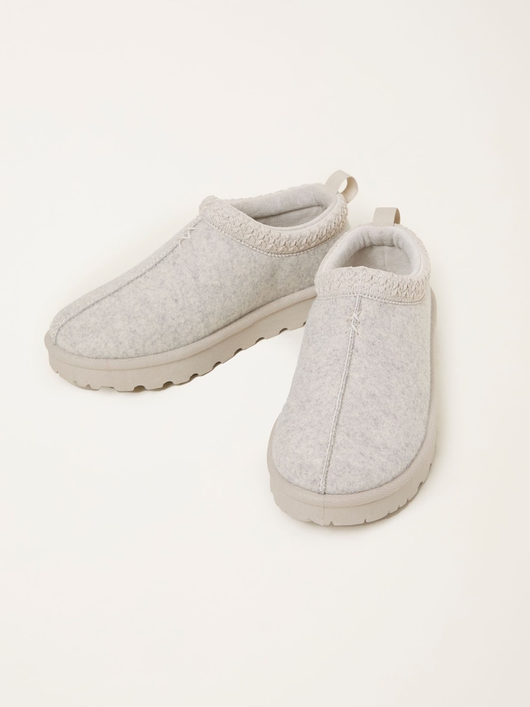 FatFace Lyra Grey Felt Mule Slipper - Image 3 of 3 FatFace Lyra Grey Felt Mule Slipper - Image 3 of 3