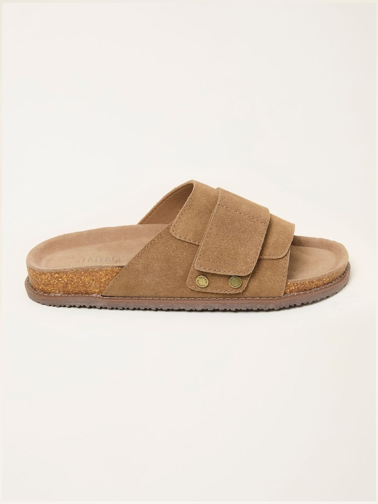FatFace Natural Wrapped Open Toe House Shoe - Image 1 of 4