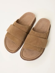 FatFace Natural Wrapped Open Toe House Shoe - Image 3 of 4