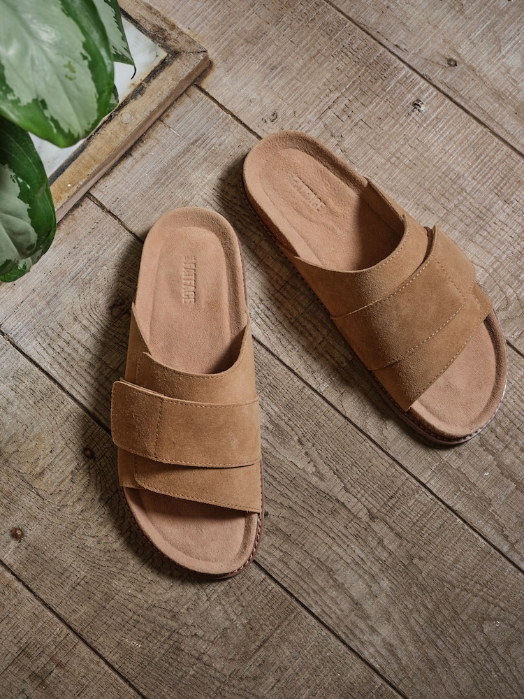 FatFace Natural Wrapped Open Toe House Shoe - Image 4 of 4