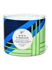 Bath & Body Works Black Teakwood 3 Wick Candle 14.5 oz / 411 g - Image 1 of 1