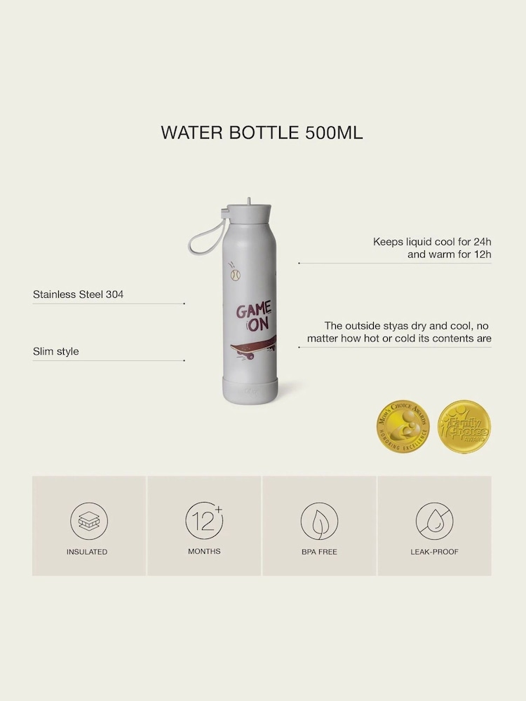 Citron Cool Kids Insulated Water Bottle With Silicon Handle 500ml - Image 6 of 6