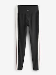 Athleta Black Elation Sport Stripe Ultra High Waist Leggings - Image 1 of 5