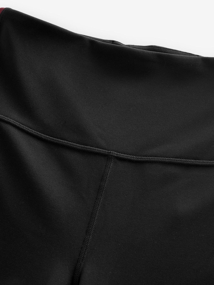 Athleta Black Elation Sport Stripe Ultra High Waist Leggings - Image 4 of 5