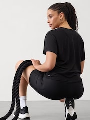 Athleta Black With Ease Crop T-Shirt - Image 2 of 2