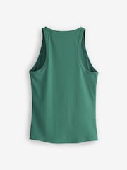 Athleta Green Signature Rib Tank Top - Image 2 of 4
