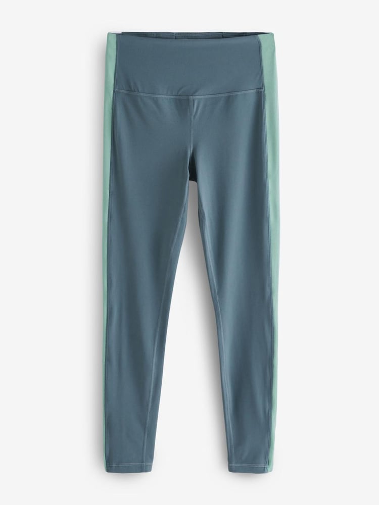 Athleta Green Elation Sport Stripe Ultra High Waist Leggings - Image 1 of 5
