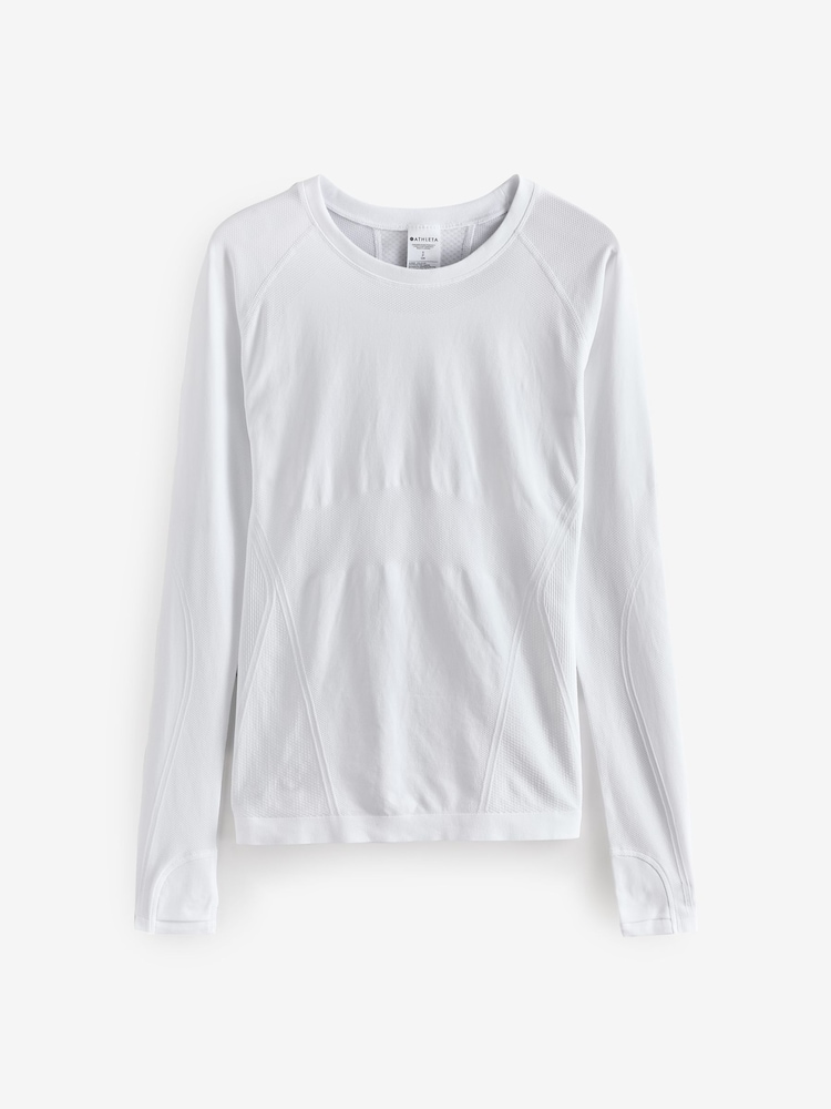 Camiseta de manga larga sin costuras Momentum de Athleta - Imagen 1 de 3