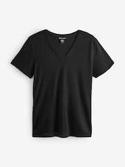 Athleta Black Getaway V-Neck T-Shirt - Image 1 of 4