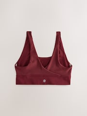 Athleta Burgundy Red Breathe Rib Longline Bra A-C - Image 4 of 5