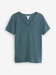 Athleta Black Getaway V-Neck T-Shirt - Image 1 of 4