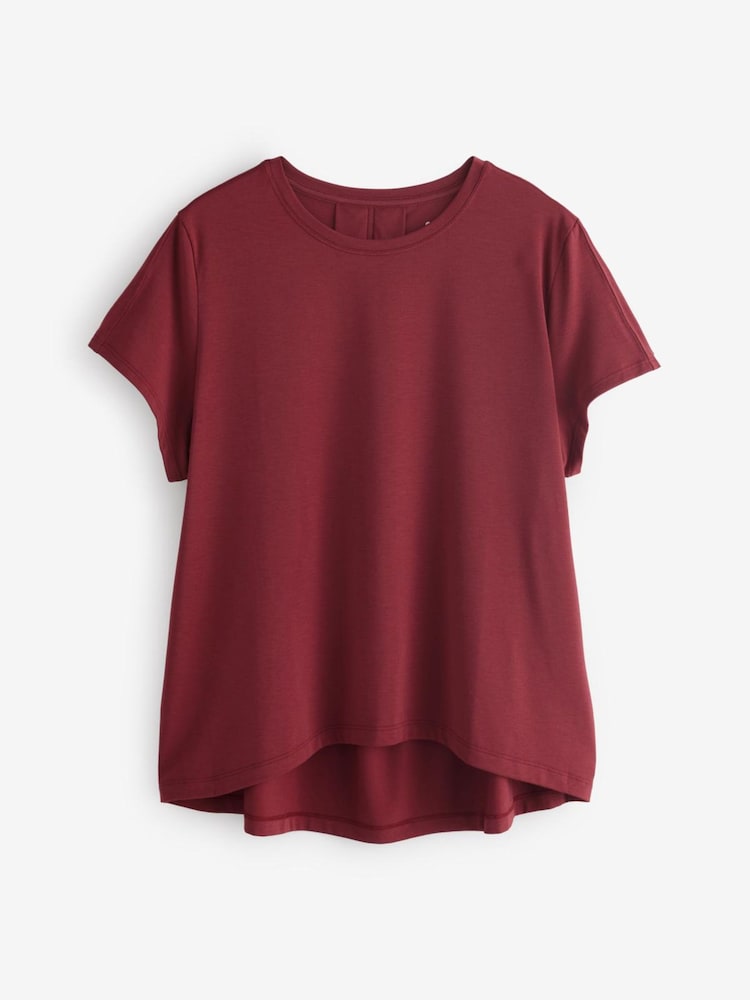 Athleta Red With Ease Rib T-Shirt - Image 1 of 6