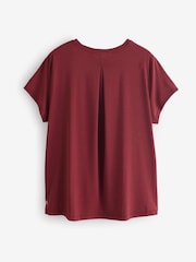 Athleta Red With Ease Rib T-Shirt - Image 2 of 6