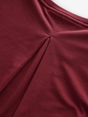 Athleta Red With Ease Rib T-Shirt - Image 6 of 6