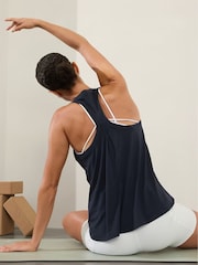 Athleta Blue Ease In Tank Top - Image 2 of 6