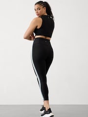 Athleta Black Interval High Waisted Side Stripe Legging - Image 2 of 2