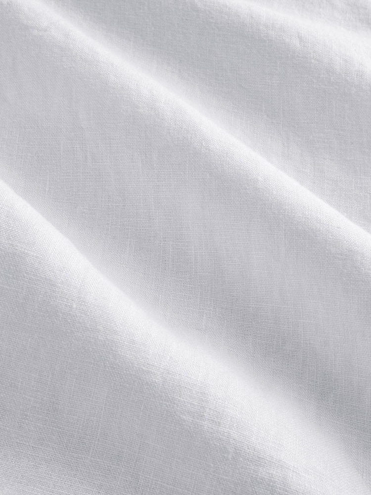 Athleta White Retreat Linen Shirts - Image 4 of 4
