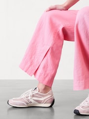 Athleta Pink Retreat Linen High Waisted Wide Leg trousers - Image 5 of 5