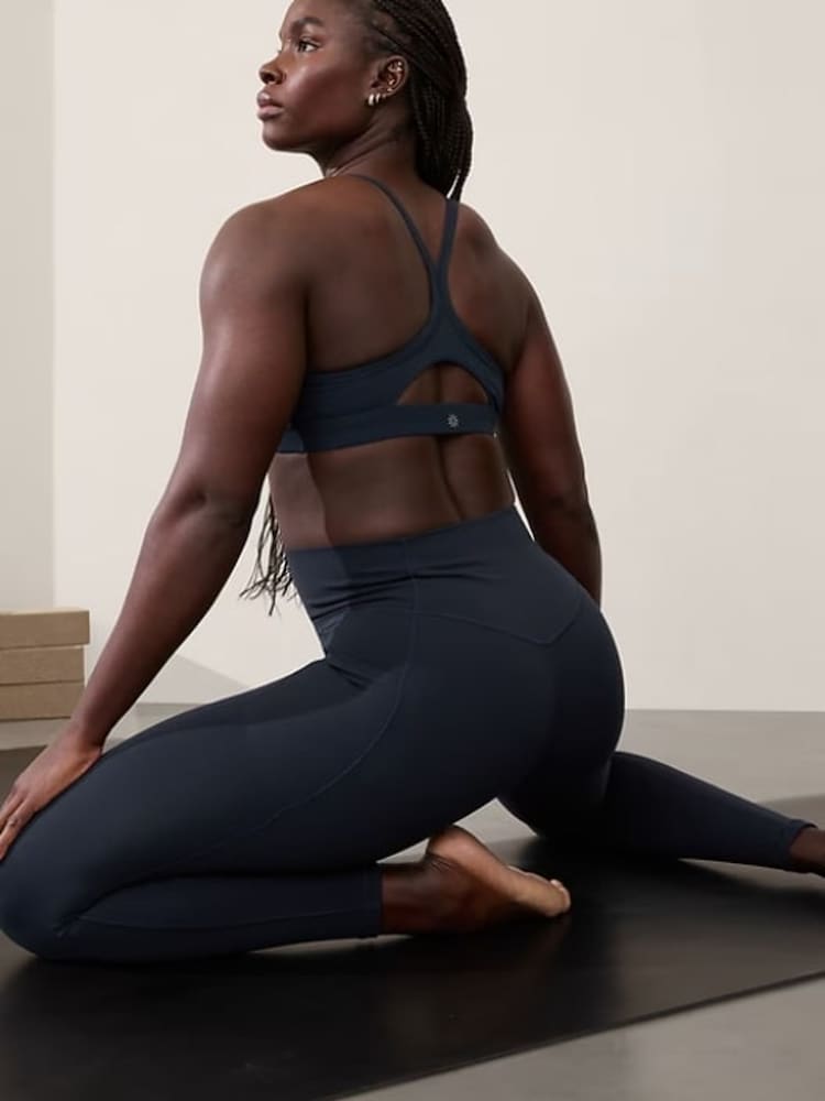 Athleta Navy Blue Vital Mesh Bra - Image 2 of 2