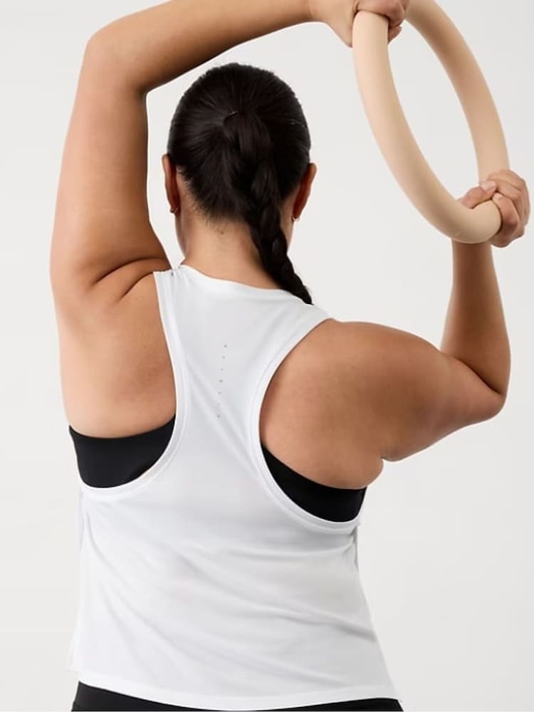 Athleta White Momentum Seamless Tank Top - Image 2 of 2