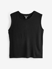 Athleta Black Getaway Muscle Tank Top - Image 1 of 4