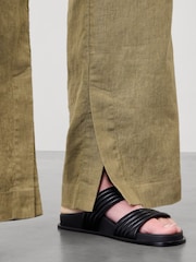 Athleta Green Retreat Linen High Waisted Wide Leg trousers - Image 5 of 5