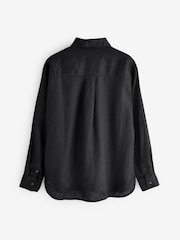 Athleta Black Retreat Linen Shirts - Image 2 of 4