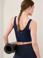 Athleta Navy Blue Transcend V-Neck Crop Bra A-C - Image 2 of 5