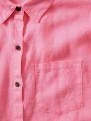 Athleta Pink Retreat Linen Top - Image 5 of 5