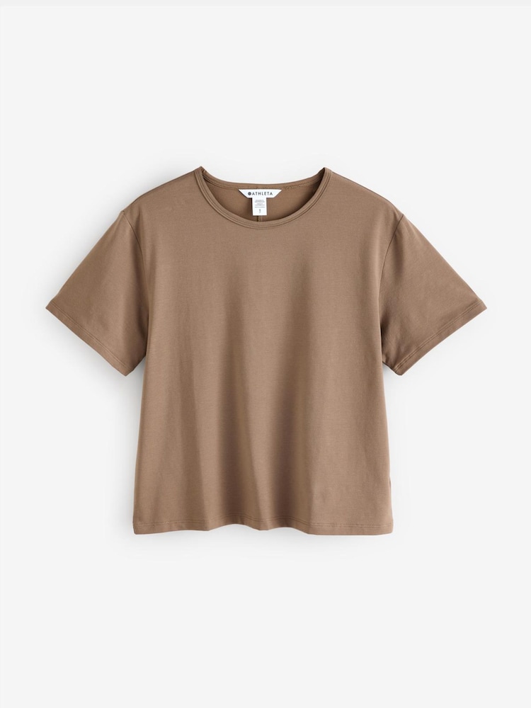 Athleta Brown Essential Tee - Image 1 of 4