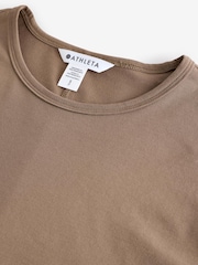 Athleta Brown Essential Tee - Image 4 of 4