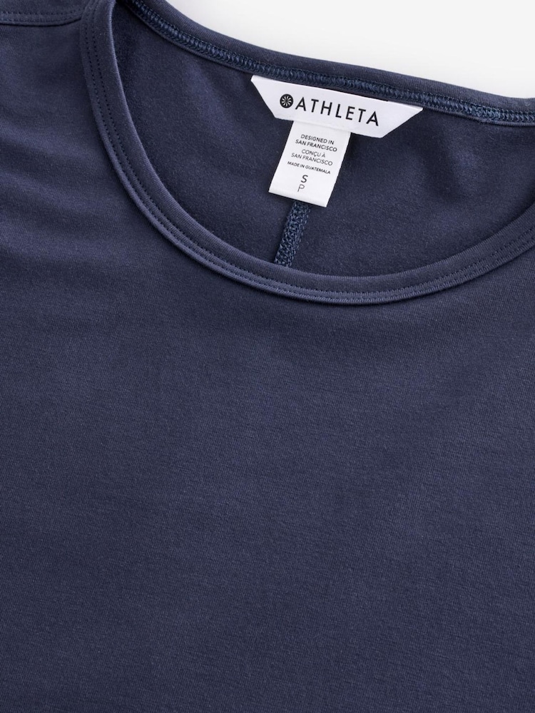 Athleta Navy Blue Essential Tee - Image 3 of 4
