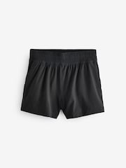 Athleta Black High Rise Weekender Run Shorts - Image 1 of 4