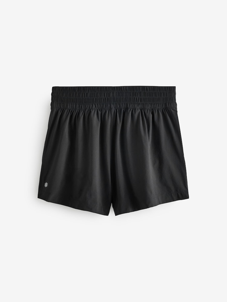 Athleta Black High Rise Weekender Run Shorts - Image 2 of 4