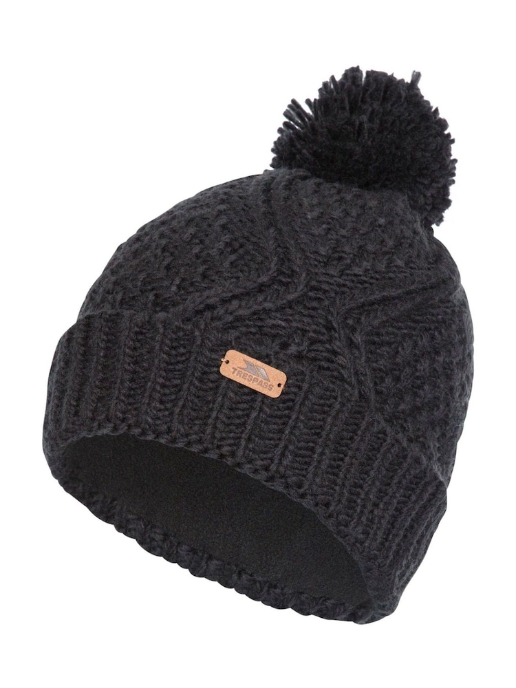 Trespass Female Zyra Black Hat - Image 1 of 2